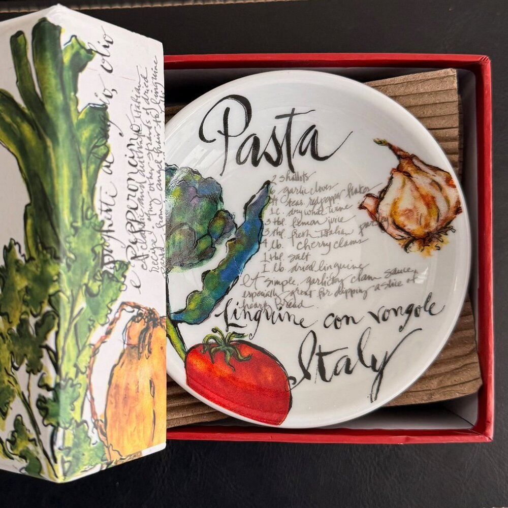 🍝 Rosanna Pasta Italiana Dipping Dish Set | Set of 4 | New in Box 🍝